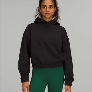lululemon Relaxed Cropped Hoodie Black